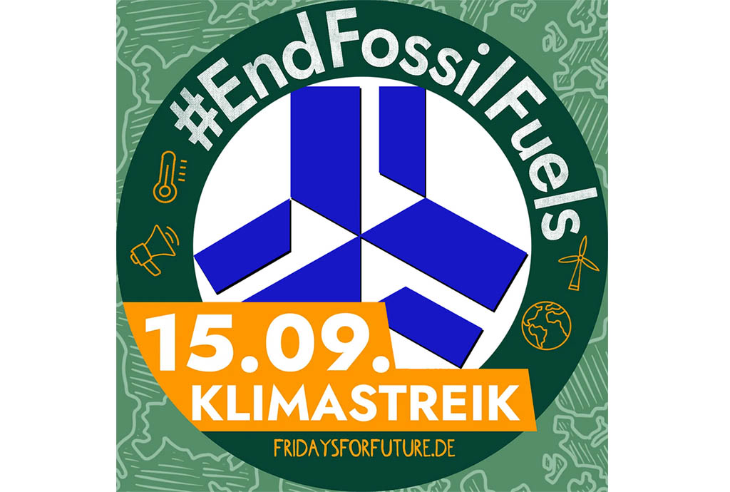 Die Schülervertretung ruft zur Teilnahme am globalen Klimastreik von Fridays for Future am 15.09.2023 um 14:00 Uhr auf dem Kennedyplatz auf!