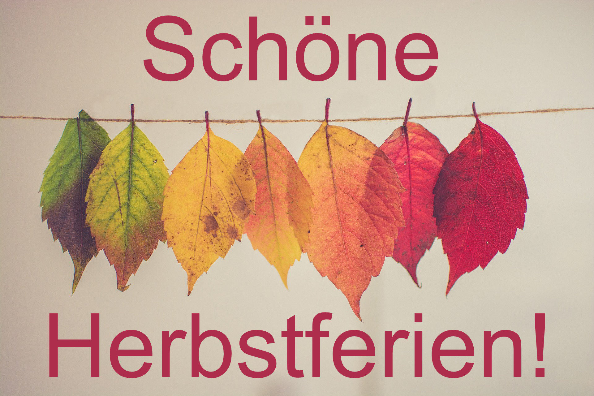Wir wünschen allen Stoppenberger:innen schöne Herbstferien! ;-)