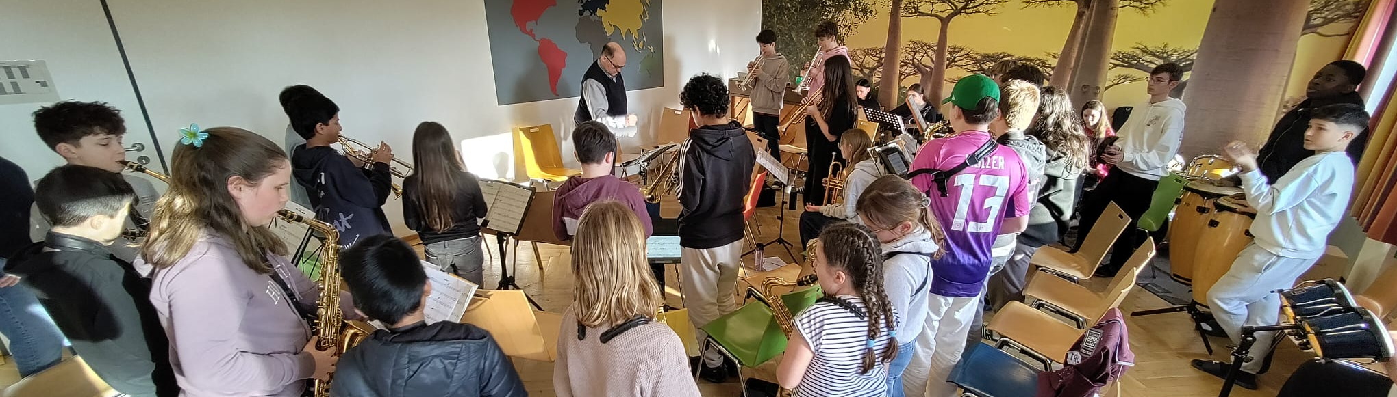 Big Band Probenfahrt in die JH Rüthen