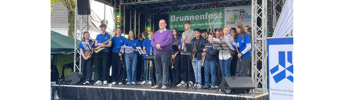 Die Big Band beim Stoppenberger Brunnenfest 2024