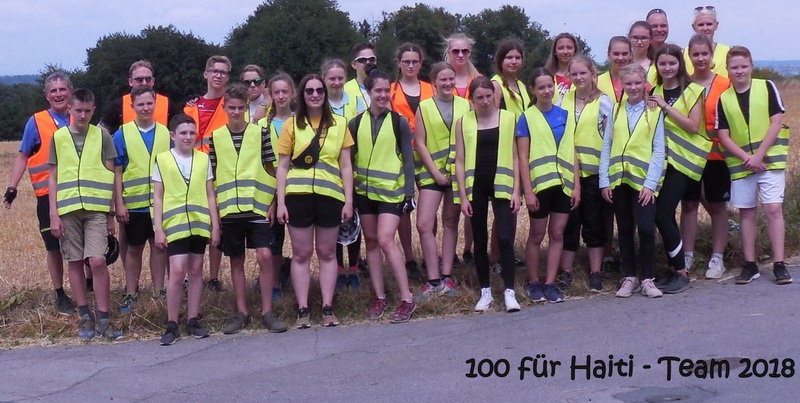 100FuerHaiti Team2018 klein