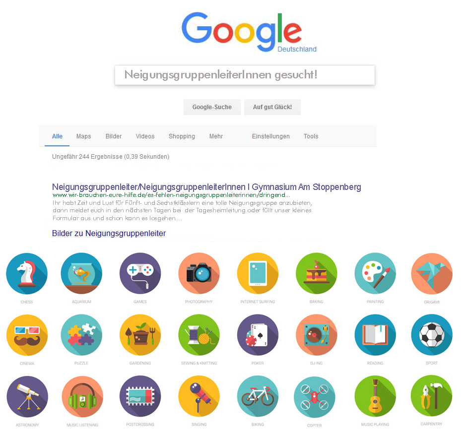 neigungsgruppenleiterInnen gesucht