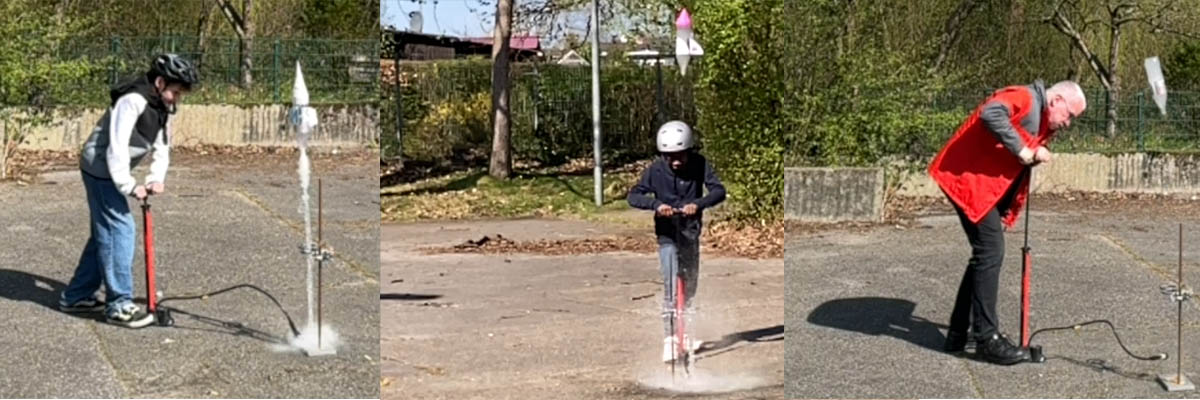 Raketenstarts am Stoppenberg